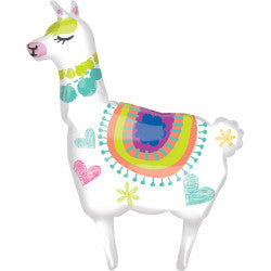Llama Supershape Balloon - Foil 28"/71cm w x 41"/104cm h