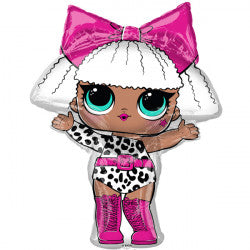 LOL Surprise Supershape Balloon - Foil 27"/68cm w x 34"/86cm