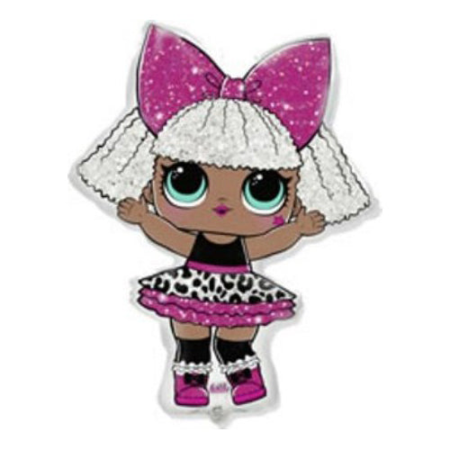 LOL Suprise Sparkle Diva Supershape Balloon - Foil