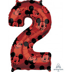 Mickey Mouse Forever Number 2 Balloon - 26" Foil