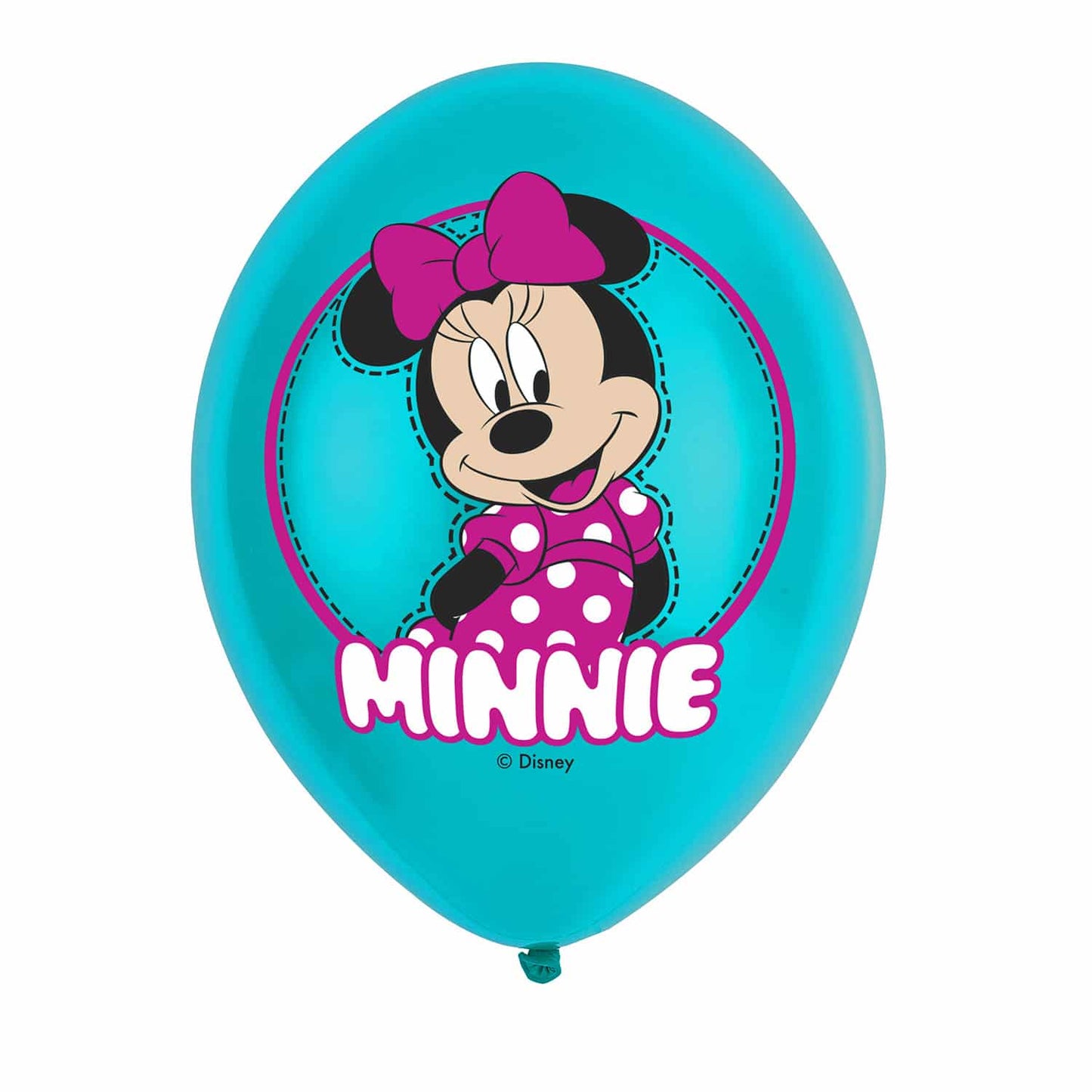 Minnie Mouse 4 Colour Balloons - 11" Latex (6ct)