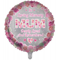 Mum Remembrance Balloon - Foil