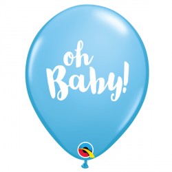 Blue Oh Baby! Balloon - 11" Latex (25ct)