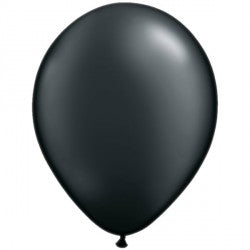 Pearl Onyx Black Balloons - 11" Latex (100ct)