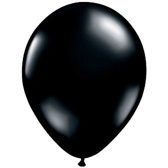 Onyx Black Fashion Balloons - 5" Latex (100ct)