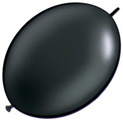 Onyx Black Pearl QuickLink Balloons - 6" Latex (50ct) eol