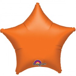 Orange Star Balloon - 18" Foil