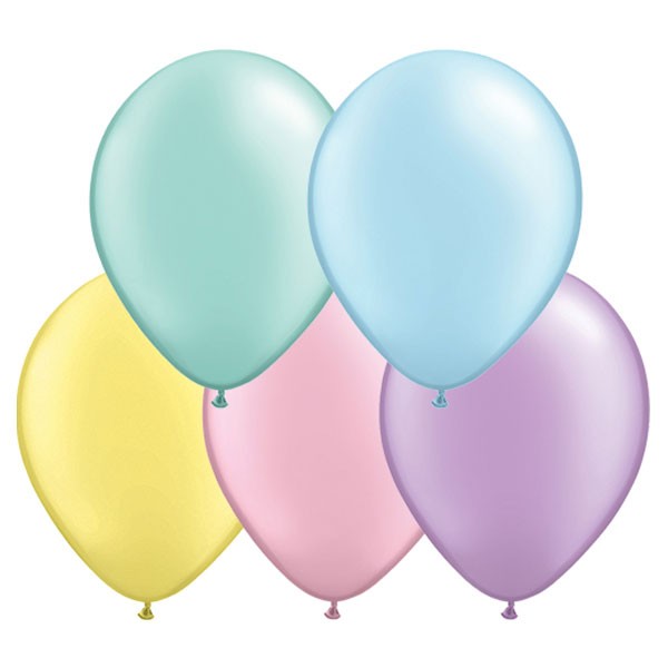 PASTEL PEARL ASSORTMENT Balloons - 5" Latex (100ct)