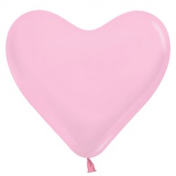 Fashion 009 Pink Heart Balloon - 12" Latex (50ct)