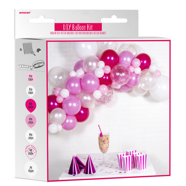 Pink Diy Garland Balloon Kit - ( Contains 70 Balloons)