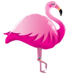 Pink Flamingo Supershape Balloon - Foil 46"