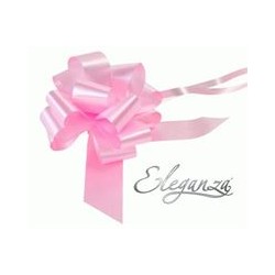 Lt.Pink Poly Pullbows - 50mm (20ct)