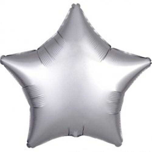 Satin Luxe Star Platinum - 18" Foil