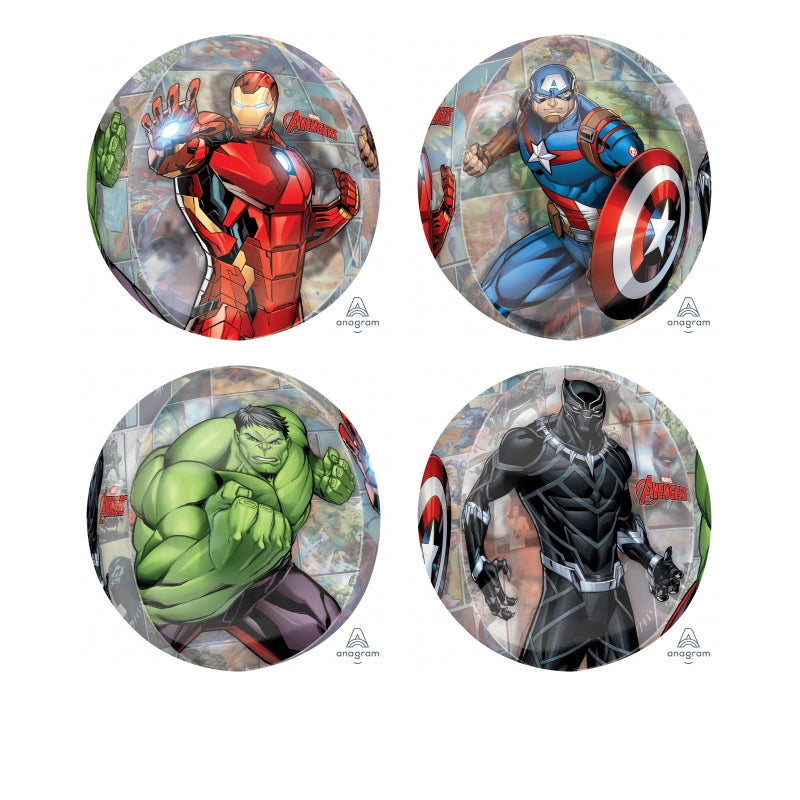 Avengers Powers Unite Orbz Balloon - (15"x16") Foil