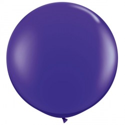 Quartz Purple Jewel Balloons - 36" Latex (2ct)