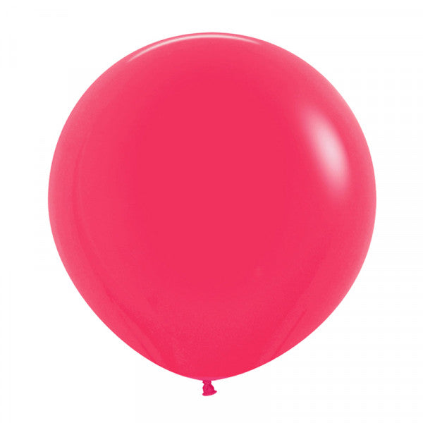 Fashion Solid 014 Raspberry Balloons - 24" Latex (3ct)