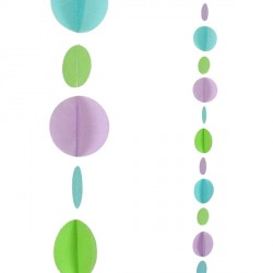 Teal Circle Balloon Tails - (1.2m)