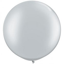Silver Metallic Balloons - 30" Latex (2ct)