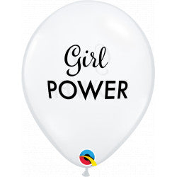 White Simply Girl Power - 11" Latex (25ct)