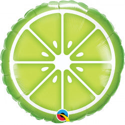 Sliced Lime Balloon - 18" Foil