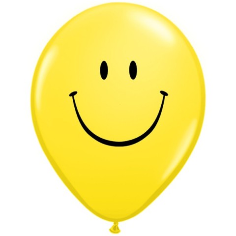 Smiley Face Balloons - 11" Latex (6ct) EOL