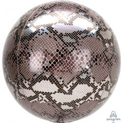 Snake Print Orbz Balloon - (15" x 16")