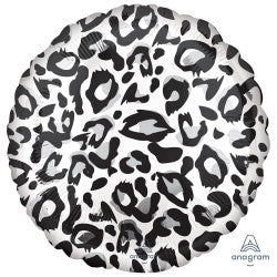 Animalz Snow Leopard Print Balloons - 18" Foil