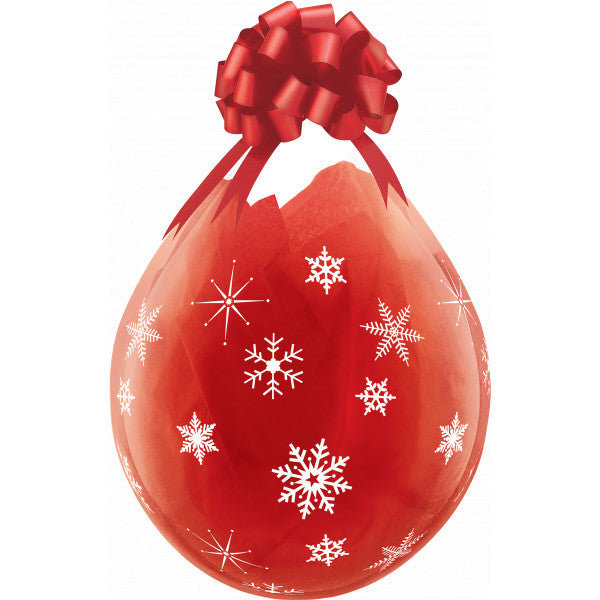 Diamond Clear Snowflakes & Sparkles Balloons - 18" Latex (25ct)