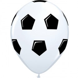 White Soccer Ball Balloon - 11" Latex (25ct)