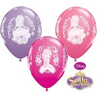 Disney Sofia the First Balloons - 12" Latex (6ct)