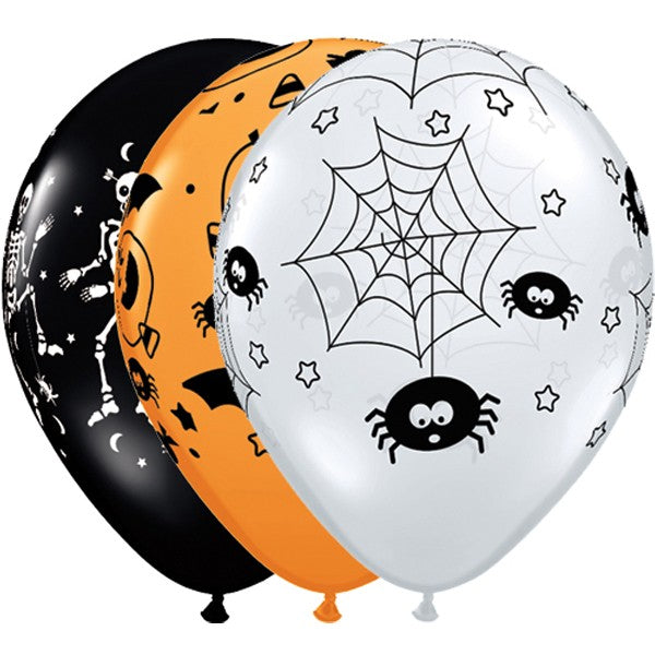 SPOOKY ASSORTMENT Halloween latex Balloons -11" (25CT)