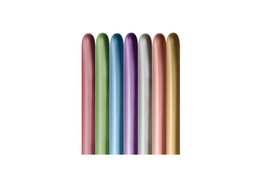 Reflex Assorted Modelling Balloons - 260 Latex (50ct)