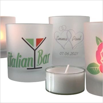 Subli-Print® Tea Light Holder / Glass Tumbler