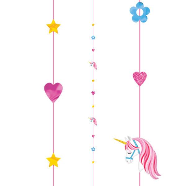 Unicorn Balloon Fun Strings - 1.82m