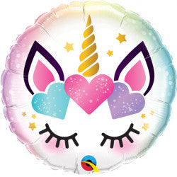 Unicorn Eyelashes Balloon - 18" Foil