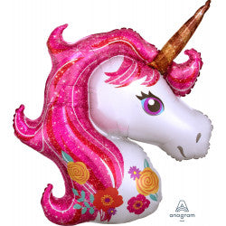 Magical Unicorn Supershape Balloon - Foil