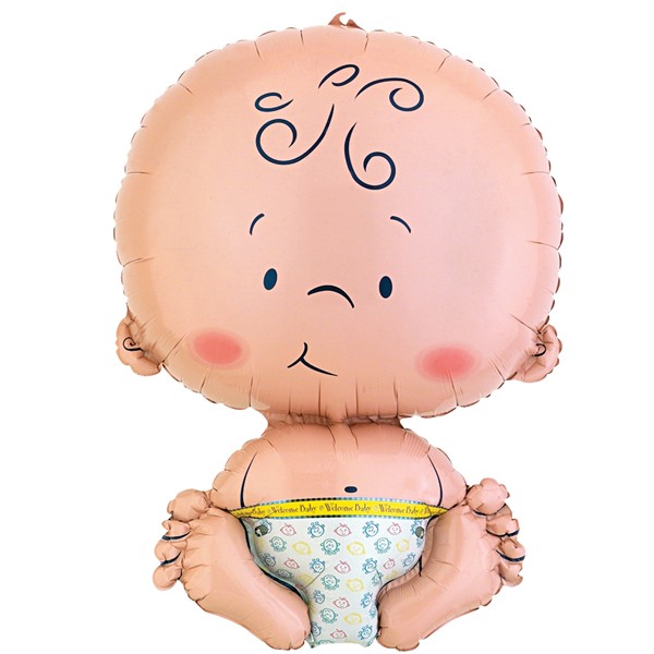 Welcome Baby Supershape Balloon - (16" x 22") Foil