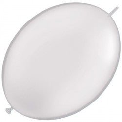 White Pearl QuickLink Balloons - 6" Latex (50ct) eol