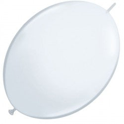 White QuickLink Balloons - 6" Latex (50ct)