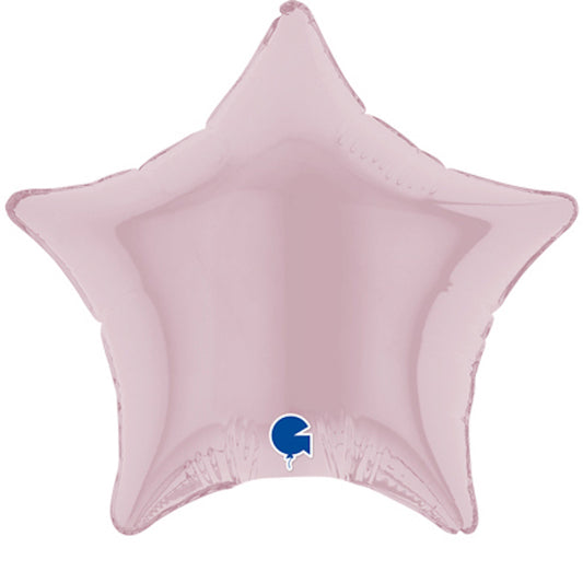 Pastel Pink Star Balloon - 4" Foil