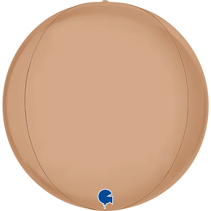 Satin Nude 4D Globe - 15" Foil