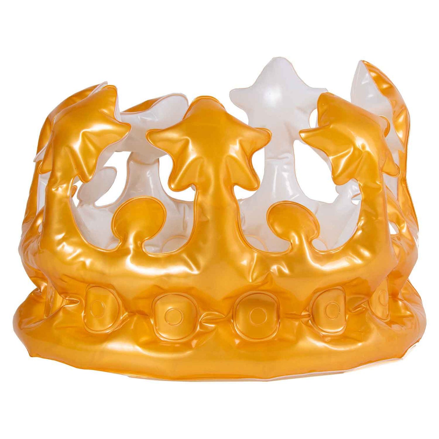 Gold Inflatable Crown - 1PC
