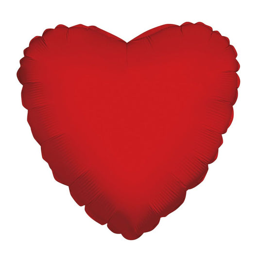 Red Heart Balloon - 18" Foil