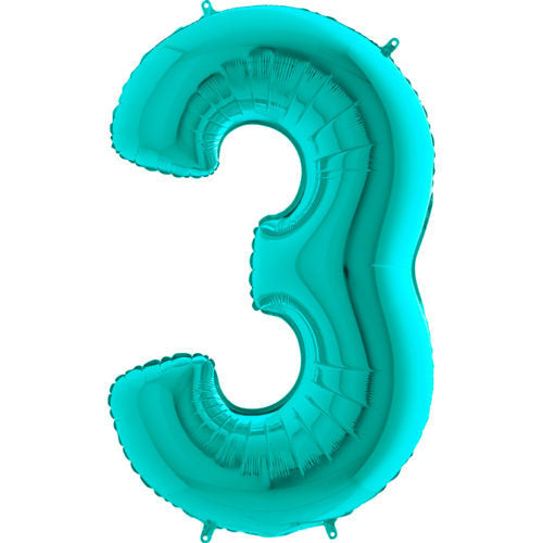 Tiffany Number 3 Balloon - 40" Foil