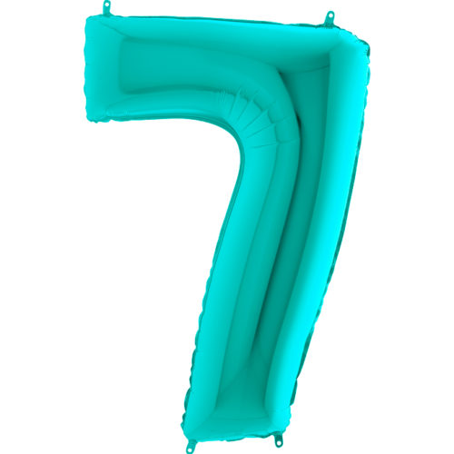Tiffany Number 7 Balloon - 40" Foil