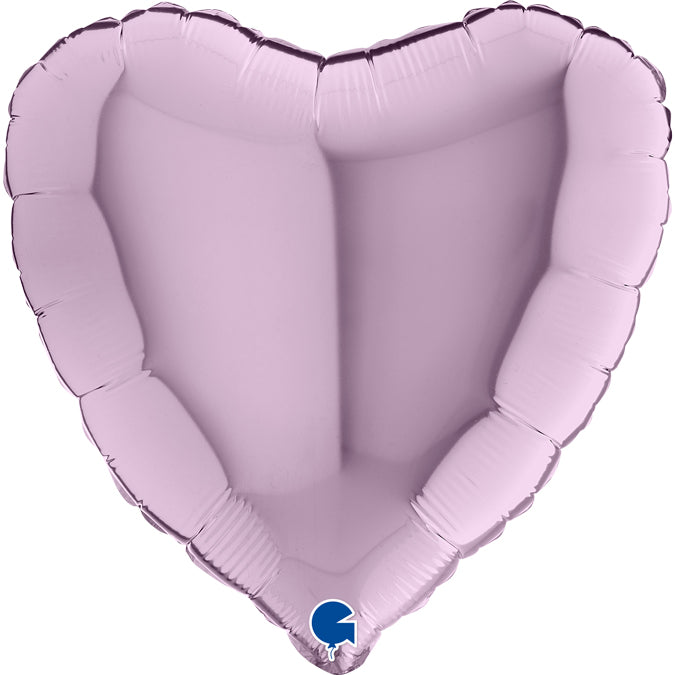 Lilac Heart Balloon - 18" Foil