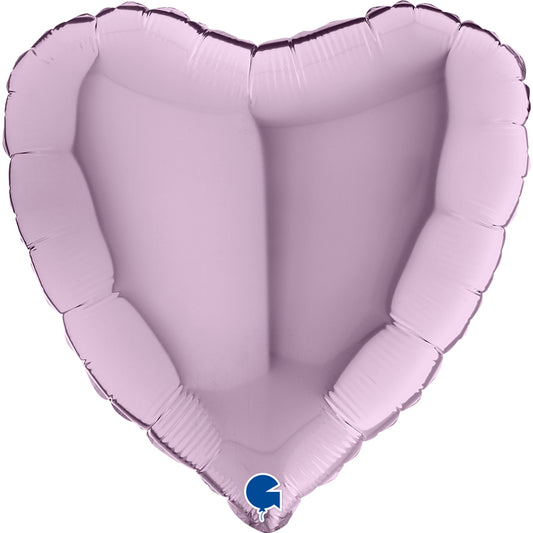 Lilac Heart Balloon - 18" Foil