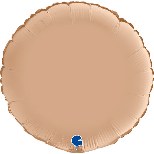 Satin Nude Round Balloon - 18" Foil