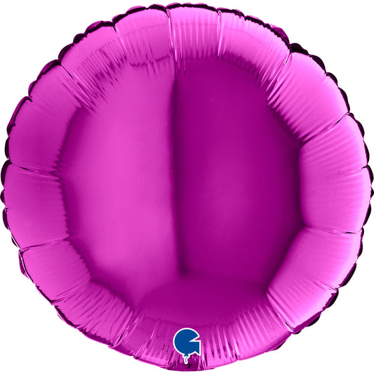Purple Round Balloon - 18" Foil