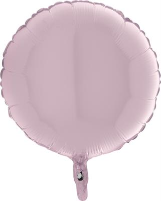 Pink Pastel Round Balloon - 18" Foil